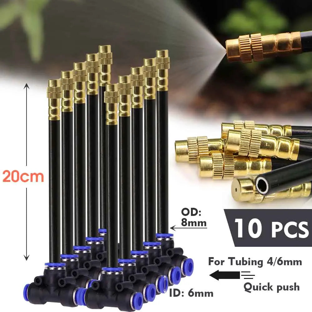 5-30m 1/4" 4/6mm 360° Misting Cooling System