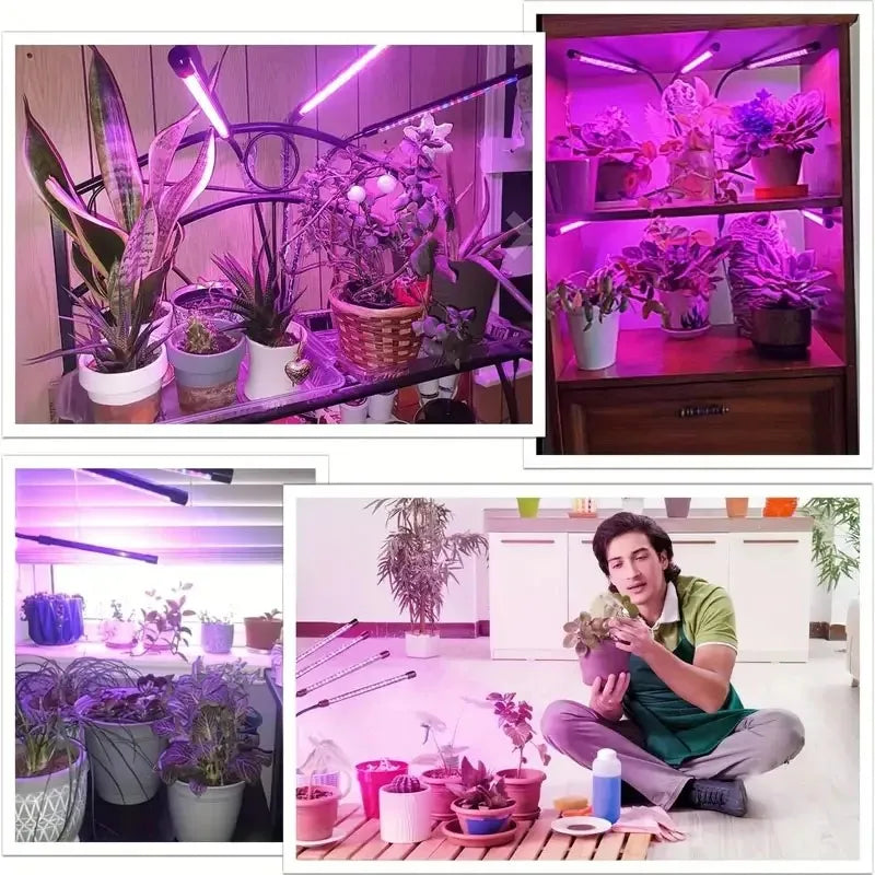 USB LED Plant Grow Light 3H/9H/12H