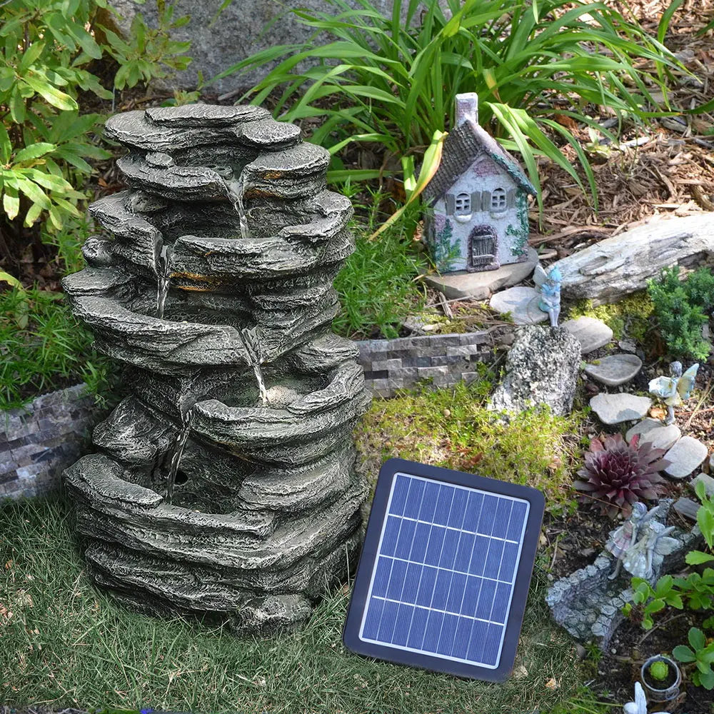 Garden Water Feature Outdoor LED