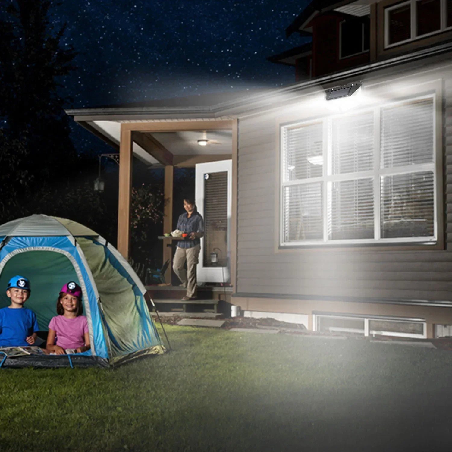 Multifunctional Solar Lamp Outdoor Garden Waterproof with Motion Sensor