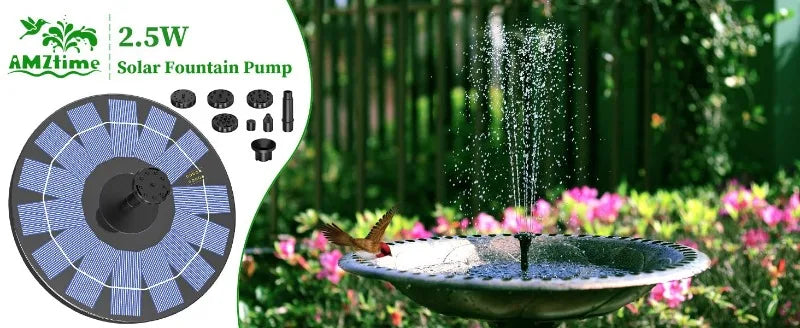 2.5W Outdoor Solar Fountain
