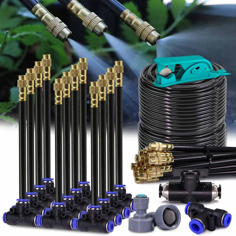 5-30m 1/4" 4/6mm 360° Misting Cooling System