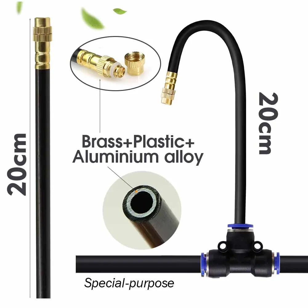 5-30m 1/4" 4/6mm 360° Misting Cooling System