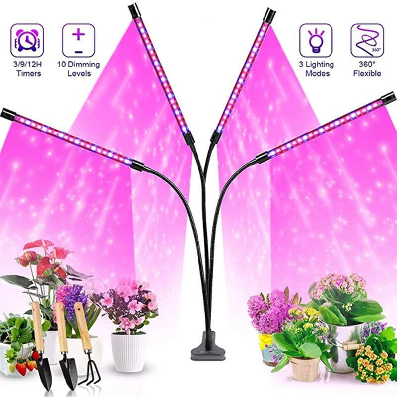 USB LED Plant Grow Light 3H/9H/12H
