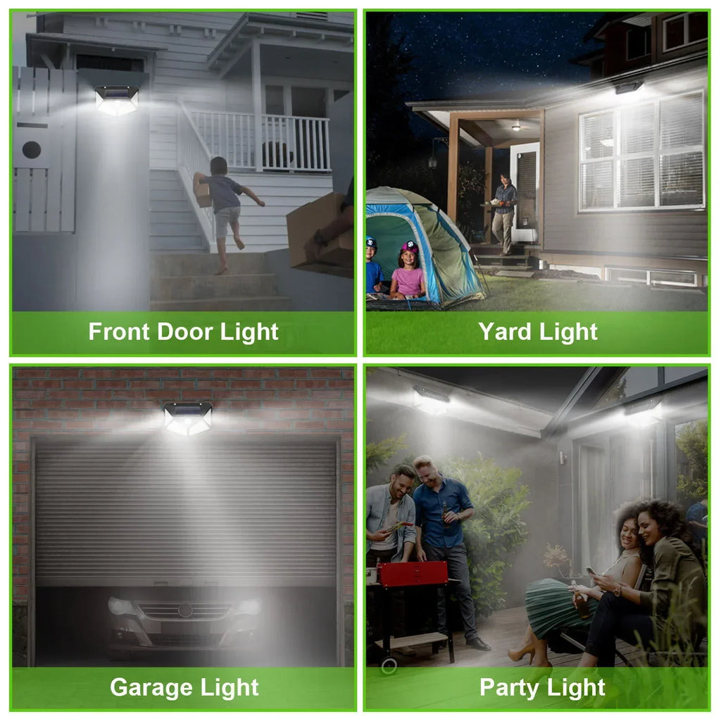 Multifunctional Solar Lamp Outdoor Garden Waterproof with Motion Sensor