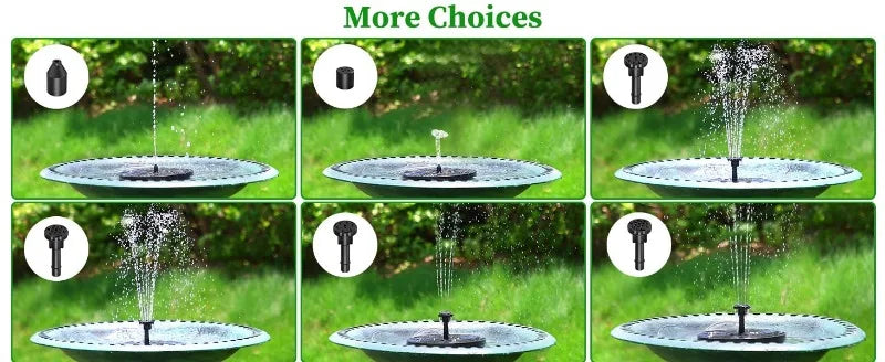 2.5W Outdoor Solar Fountain